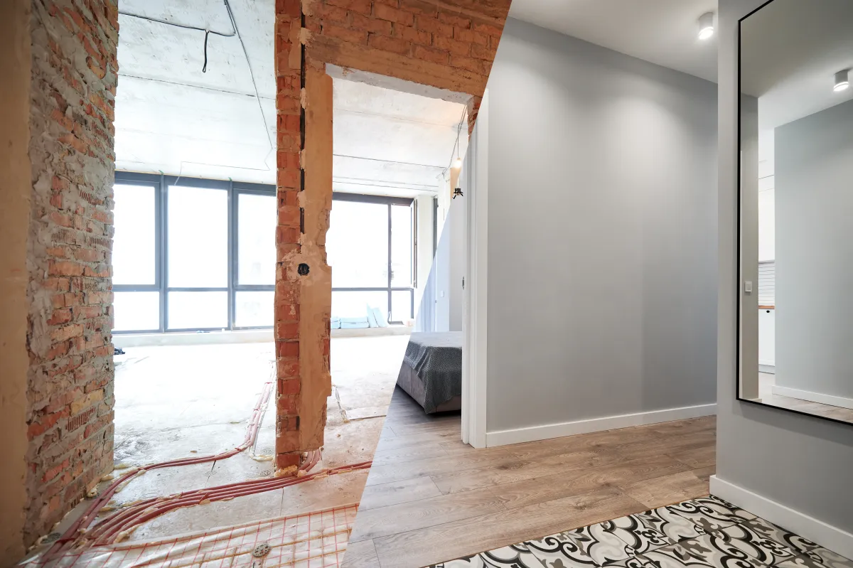 Comparacion antes y despues de una reforma integral por JMS Reformas